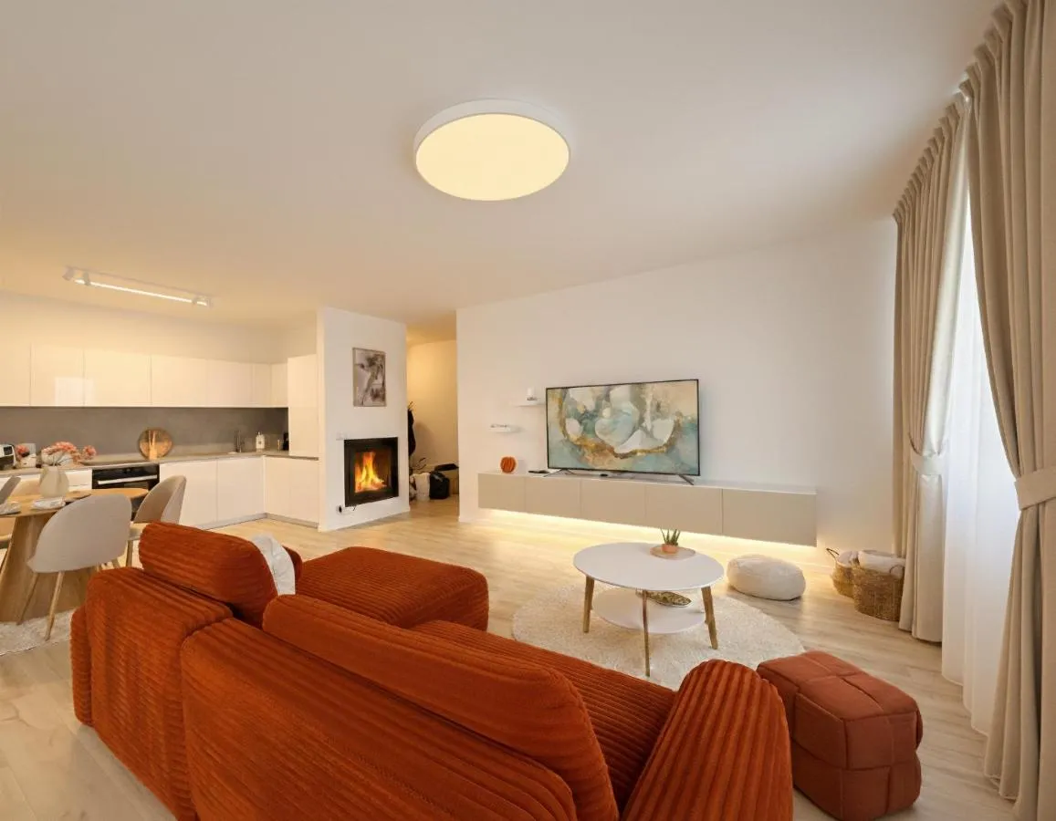 Obývací pokoj – A2 Apartmán Poprad / Apartmány Severná